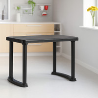 Novatec Plastic 4 Seater Dining Table(Finish Color - brown, DIY(Do-It-Yourself))