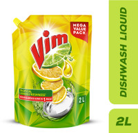 Vim Power Dish Cleaning Gel Pouch Dish Cleaning Gel(Lemon, 2 L)