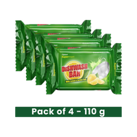 Flipkart Supermart Lemon with Active Salt Dishwash Bar(4 x 110 g)