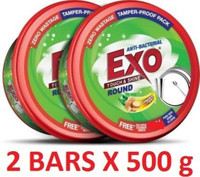 Exo 1kg dish washing bar Dishwash Bar(2 x 0.5 kg)