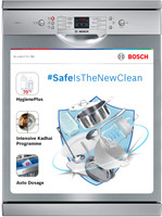 BOSCH SMS66GI01I Free Standing 13 Place Settings Intensive Kadhai Cleaning| No Pre-rinse Required Dishwasher