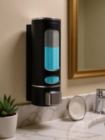 SDK RamSanix Wall Mounted Soap Dispenser 400ml Plastic Bathroom Set(Pack of 1)