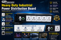 GpPowerControl 2U5SOCKET DJ POWER Distribution Board