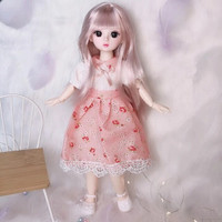 U.R.M. Enterprises Doll Set Movable Joint Cute Girl Fashionable Doll for Kids _D15(Blue)