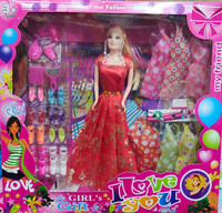 chalsi barbie doll(Multicolor, Red)