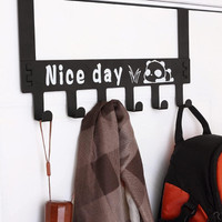 draval Heavy Duty Over Door Hanger for Cloths, Drill Free Door Handing Hooks Door Hanger