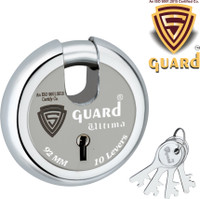 S-Guard Iron Glossy Deadbolts(Silver, Grey)