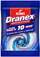 Kiwi Dranex Drain Cleaner, Removes Clogs & Blockages in Just 10 Minutes Powder Drain Opener(50 g)