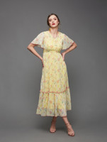 Miss Chase Women Wrap Multicolor Midi/Calf Length Dress