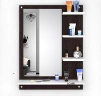 ONEDEEP Engineered Wood Dressing Table(Finish Color - , Brown / Black, DIY(Do-It-Yourself))