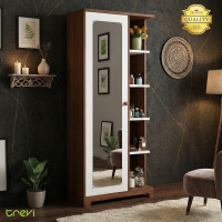Trevi Divine Engineered Wood Dressing Table(Finish Color - , Milky Teak, Knock Down)