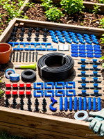 Agrisellr Drip Irrigation Garden Watering 10 Plants Kits Drip Irrigation Kit