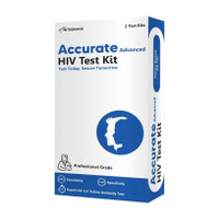 Accurate Advanced HIV 1/2 Triline Rapid Antibody Test Kit