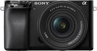 SONY ILCE-6100K Mirrorless Camera Body with SELP16502 Power Zoom(Black)