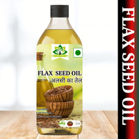 Aura Kriya flaxseed oil, alsi ka tail, edible oil, linseed oil, cooking oil Linseed Oil Flaxseed Oil(1000 ml)