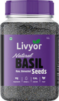 LIVYOR Raw Basil Seeds for Weight loss | Sabja Seeds | Tukmaria Basil Seeds(200 g)