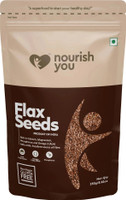 Nourish You Flax Seeds | Rich in Omega 3, Calcium and Fatty Acid - 250 G Brown Flax Seeds(250 g)