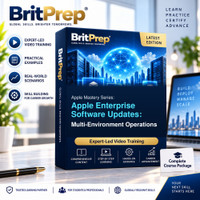 BritPrep Apple Pro Series: Enterprise Software Updates Multi-Environment Ops Video Course(USB)