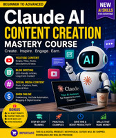 Gurpreet Nutrition Claude AI Content Creation Course | YouTube, Blog & Social Media AI Training(Email Delivery)
