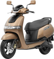 TVS iQube 2.2 kWh Booking for Ex-Showroom Price (With Charger, Walnut Brown)