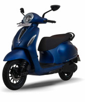 Chetak C3502 Electric Scooter by Bajaj Auto Booking for Ex-Showroom Price (with Portable Charger, Indigo Metallic)
