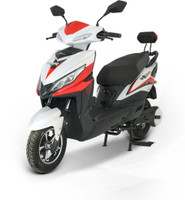 Joy e-bike Wolf Eco Booking for Ex-Showroom Price (with Portable Charger, White and Red)