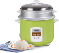 AGARO Marvel Electric Rice Cooker, 700W, Automatic Boiler, Electric Rice Cooker(1.8 L, Green)