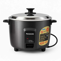 Panasonic SR-WA22HBBW Electric Rice Cooker(2.2 L, Black)