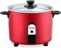 Panasonic SR-3NA (TSL) Rice Cooker, Travel Cooker(0.3 L, Burgundy)