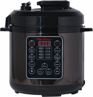 FATHOM Moulinex 6.5L Electric Pressure Cooker | 1000W | 90kPa High Pressure Electric Pressure Cooker(6.5 L, Black)