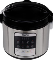 AGARO Royal Electric Rice Cooker, Ceramic Coated Inner Bowl, Electric Rice Cooker(5 L, Silver)