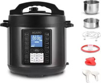 AGARO Imperial Electric Pressure Cooker(8 L, Black)