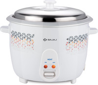 BAJAJ RCX DLX Electric Rice Cooker with Steaming Feature(1.8 L, White)