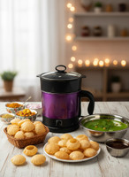 ND BROTHERS Multifunctional Fast Electric Kettle,Personal Cooker Boil Water,Milk ND111 Egg Cooker, Food Steamer, Rice Cooker, Travel Cooker(1.45 L, Multicolor)