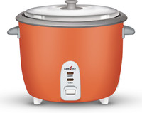 Kenstar MY COOK 2.0 Electric Rice Cooker with Steaming Feature(2 L, ORANGE & GREY)