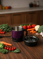 ND BROTHERS Multifunctional Fast Electric Kettle,Personal Cooker Boil Water,Milk ND116 Egg Cooker, Food Steamer, Rice Cooker, Travel Cooker(1.45 L, Multicolor)