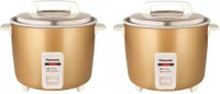 Panasonic SR-W18GH Automatic Warmer Cooker Pack of 2 Electric Rice Cooker with Steaming Feature(4.4 L, Beige, Pack of 2)