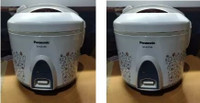 Panasonic SRKA 18 AR PACK OF 2 Electric Rice Cooker(1.8 L, White)