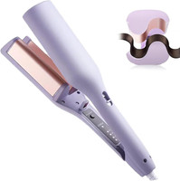 PRIMENTERPRISE Professional Dual Barrel Hair Waver for Deep Waves Electric Hair Curler(Barrel Diameter: 1 cm)