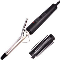 geutejj Hair Curler Iron Rod Brush Styler for Women Professional Hair Curler Tong 0149 Electric Hair Curler(Barrel Diameter: 26 cm)