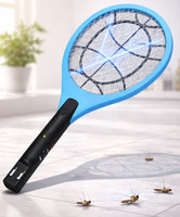 NIBBIN Rechargeable Electric Mosquito Killer Racket Bat | High Voltage Insect Swatter Electric Insect Killer Indoor, Outdoor(Fly Swatter)