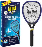All Out Mosquito Kill Racquet|2X Faster Charging|Racket to Kill Mosquitoes Instantly Electric Insect Killer Outdoor, Indoor(Bat)