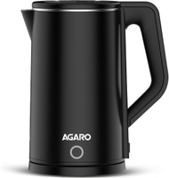 AGARO Elegant Electric Kettle, Cool Touch Double Layered Kettle, Electric Kettle(1.8 L, Black)