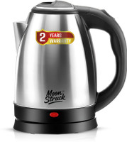 Moonstruck 2 Litre Electric Kettle | Stainless Steel | Auto Cut Off | Fast Boiling Multi Cooker Electric Kettle(2 L, Black)