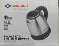 BAJAJ Ktx 1.2L DLX Kettle pack of 1 Electric Kettle(1.2 L, Silver)
