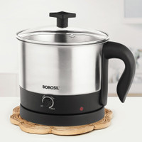 BOROSIL BKE02 Electric Kettle(1 L, Steel)
