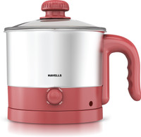 HAVELLS Culinox Multicook Kettle Multi Cooker Electric Kettle(1.2 L, Pink, Silver)