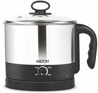 MILTON Insta cooker Electric Kettle(1.2 L, Silver)