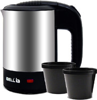 iBELL SEK105 Safety Lid, Auto Cutoff, 950W Stainless Steel Electric Kettle(0.5, Silver)
