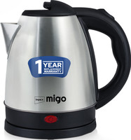 IMPEX 1.5L Stainless Fast boiling, Cool Touch Handle BLAZE Electric Kettle(1.5 L, Black and steel finish)